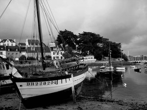 A marée basse - Sainte Marine