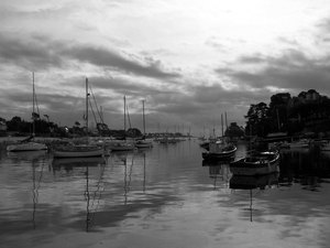 L'Odet en soirée - Sainte Marine