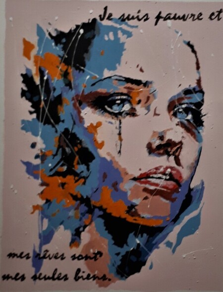 Je suis pauvre et ...... - 65x50
