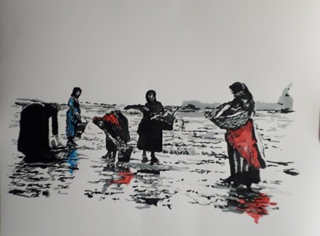 Les glaneuses de la mer 2 - 65x50