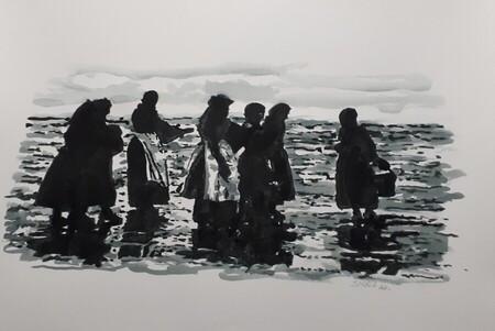 Les glaneuses de la mer 1 - 65x50