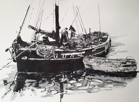 Les laboureurs de la mer - 65x50