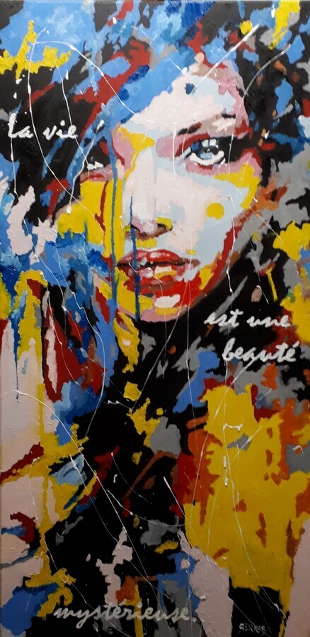 La vie est une beaut&eacute; myst&eacute;rieuse - 100x50